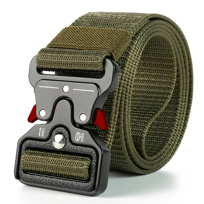 Genuine Tactical Belt Quick Release Outdoor Military Belt Soft Real Nylon Sports Accessories Men And Women Black Belt Quick Pick Grocers